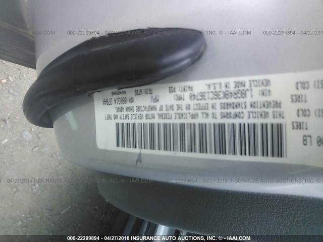 1J8GR48K36C136740 - 2006 JEEP GRAND CHEROKEE LAREDO/COLUMBIA/FREEDOM 银色 照片 9