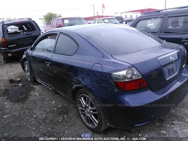 JTKDE177670190921 - 2007 TOYOTA SCION TC 蓝色 照片 3
