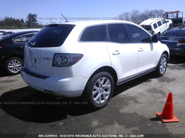 JM3ER293370112264 - 2007 MAZDA CX-7 WHITE photo 4