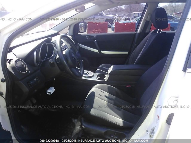 JM3ER293370112264 - 2007 MAZDA CX-7 WHITE photo 5