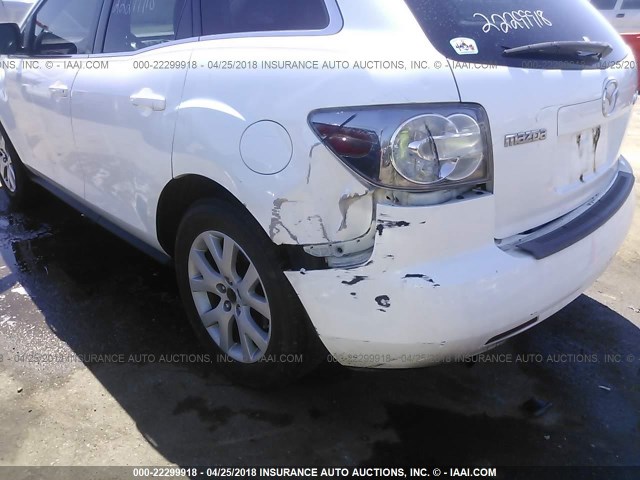 JM3ER293370112264 - 2007 MAZDA CX-7 WHITE photo 6
