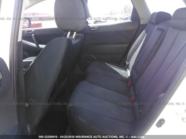 JM3ER293370112264 - 2007 MAZDA CX-7 WHITE photo 8