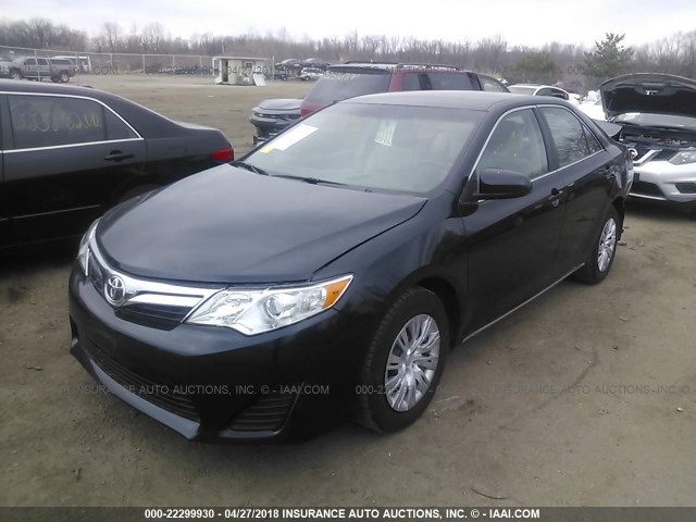 4T4BF1FK0ER440369 - 2014 TOYOTA CAMRY L/SE/LE/XLE 蓝色 照片 2