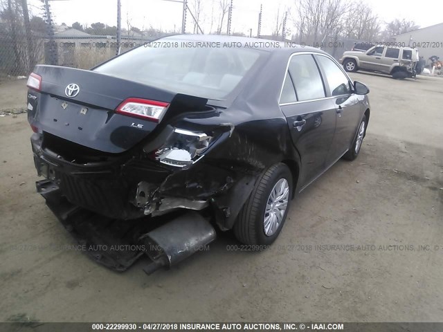 4T4BF1FK0ER440369 - 2014 TOYOTA CAMRY L/SE/LE/XLE 蓝色 照片 4