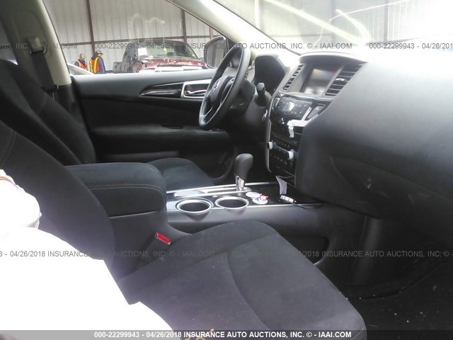 5N1AR2MN6DC624574 - 2013 NISSAN PATHFINDER S/SV/SL/PLATINUM 银色 照片 5