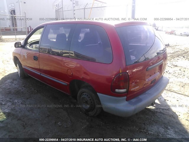 2B4FP2536VR102143 - 1997 DODGE CARAVAN RED photo 3