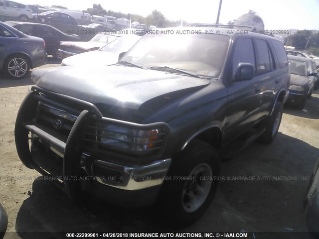 JT3HN86R2V0079319 - 1997 TOYOTA 4RUNNER SR5 GREEN photo 2