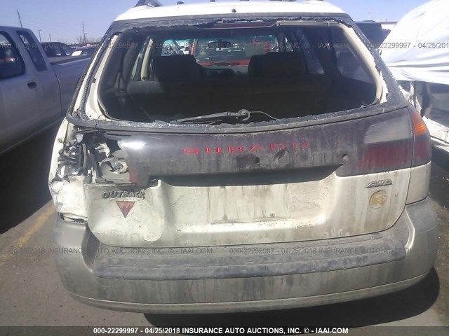 4S3BH675746609577 - 2004 SUBARU LEGACY OUTBACK AWP 白色 照片 6
