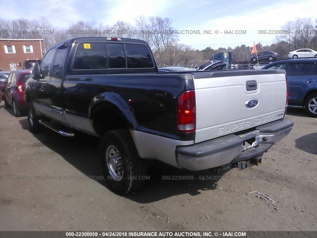 1FTSX31L22EB13162 - 2002 FORD F350 SRW SUPER DUTY BLACK photo 3