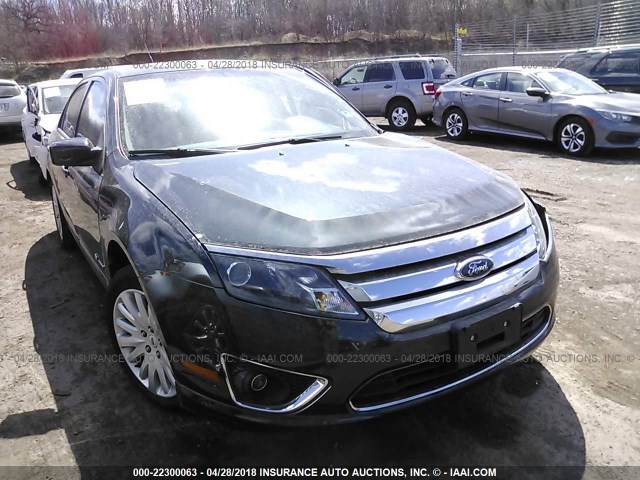 3FADP0L39AR143412 - 2010 FORD FUSION HYBRID BLACK photo 1