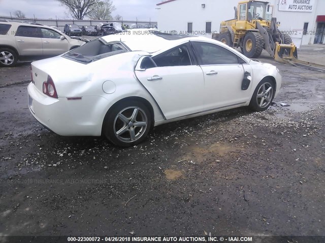 1G1ZE5E13BF169445 - 2011 CHEVROLET MALIBU LTZ 白色 照片 4