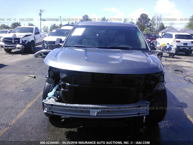 1FM5K7D86DGB75497 - 2013 FORD EXPLORER XLT SILVER photo 6