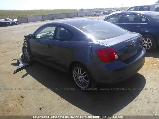 JTKDE177370194022 - 2007 TOYOTA SCION TC 灰色 照片 3