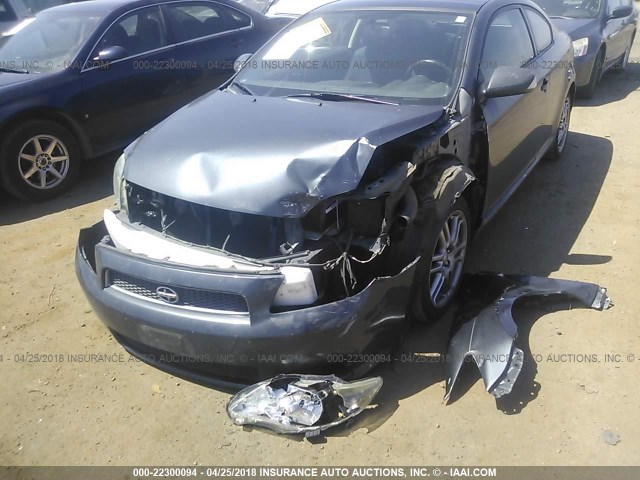 JTKDE177370194022 - 2007 TOYOTA SCION TC 灰色 照片 6