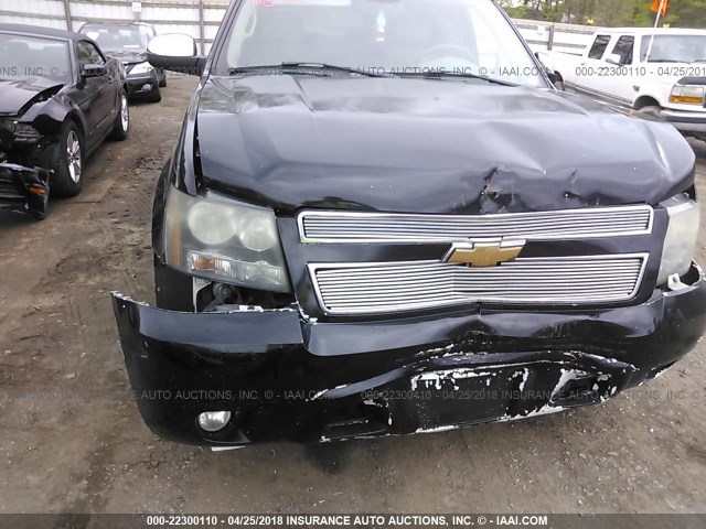 1GNFC16007J161376 - 2007 CHEVROLET SUBURBAN C1500 BLACK photo 6