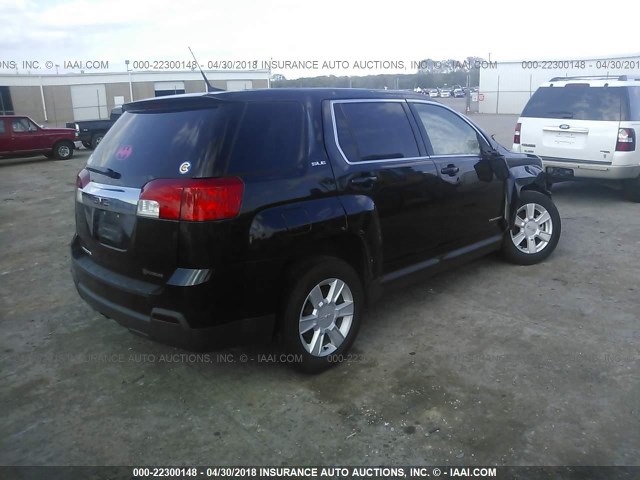 2GKALMEK5C6325062 - 2012 GMC TERRAIN SLE BLACK photo 4