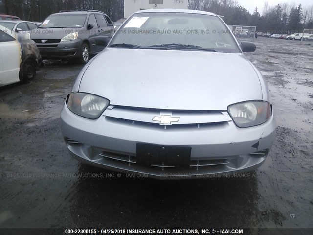 1G1JC52F057130474 - 2005 CHEVROLET CAVALIER SILVER photo 6