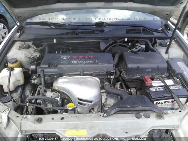 4T1BE32K53U156764 - 2003 TOYOTA CAMRY LE/XLE/SE SILVER photo 10