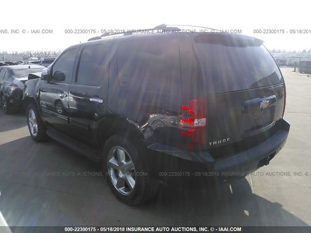 1GNSCAE04BR273981 - 2011 CHEVROLET TAHOE C1500  LS BLACK photo 3