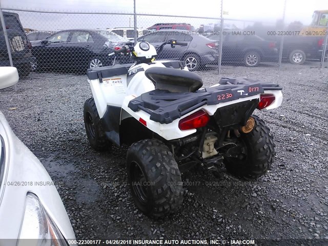 4XASEE579FA244527 - 2015 POLARIS SPORTSMAN 570 EPS 白色 照片 3