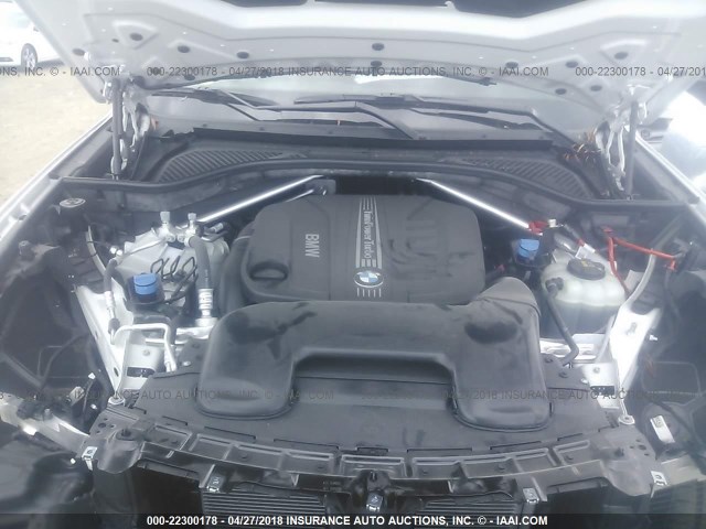 5UXKS4C56J0Y18866 - 2018 BMW X5 XDRIVE35D Blanco foto 10