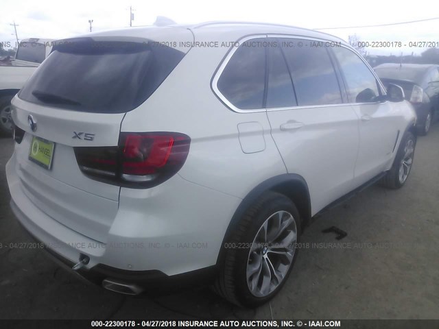 5UXKS4C56J0Y18866 - 2018 BMW X5 XDRIVE35D Blanco foto 4