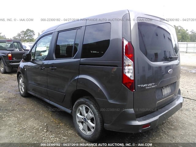 NM0AE8F79G1230534 - 2016 FORD TRANSIT CONNECT XLT GRAY photo 3