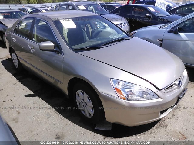 1HGCM56394A042507 - 2004 HONDA ACCORD LX GOLD photo 1