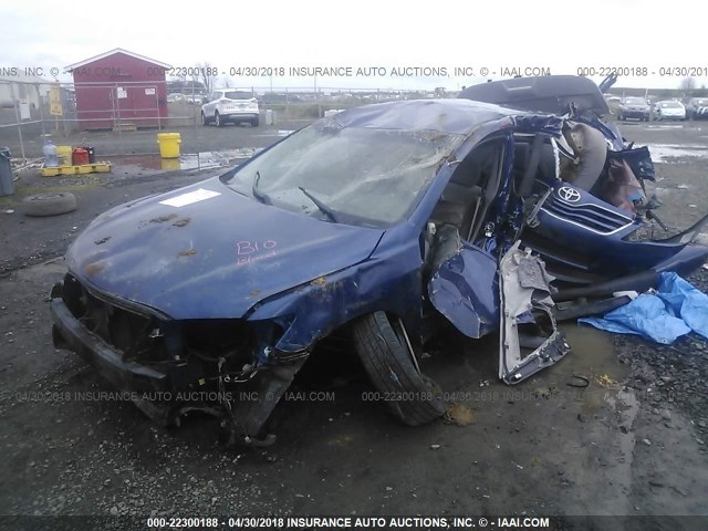 4T1BF3EK3AU548292 - 2010 TOYOTA CAMRY SE/LE/XLE BLUE photo 2