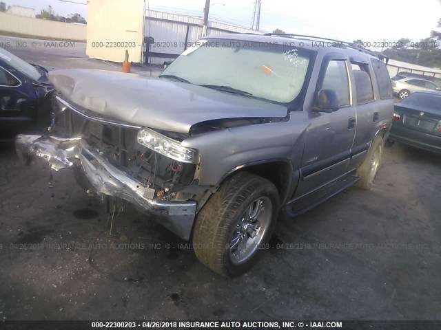 1GNEC13TX1R134477 - 2001 CHEVROLET TAHOE C1500 Champagne photo 2