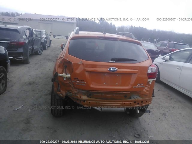 JF2GPACC1D2807497 - 2013 SUBARU XV CROSSTREK 2.0 PREMIUM ORANGE photo 6