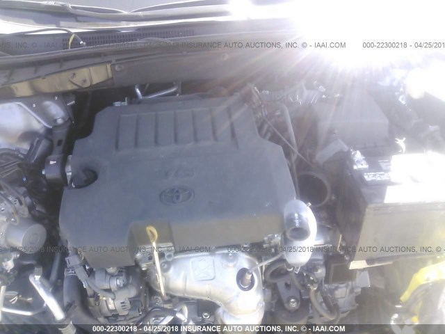 5TDBKRFH6FS189716 - 2015 TOYOTA HIGHLANDER LE/LE PLUS GRAY photo 10