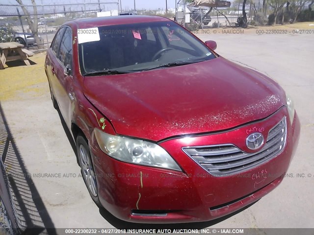 JTNBB46K473030660 - 2007 TOYOTA CAMRY NEW GENERAT HYBRID RED photo 1