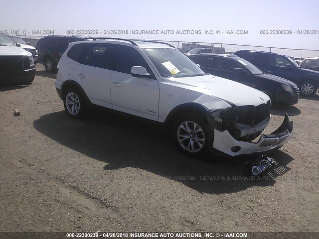 WBXPC9C40AWJ32248 - 2010 BMW X3 XDRIVE30I WHITE photo 1