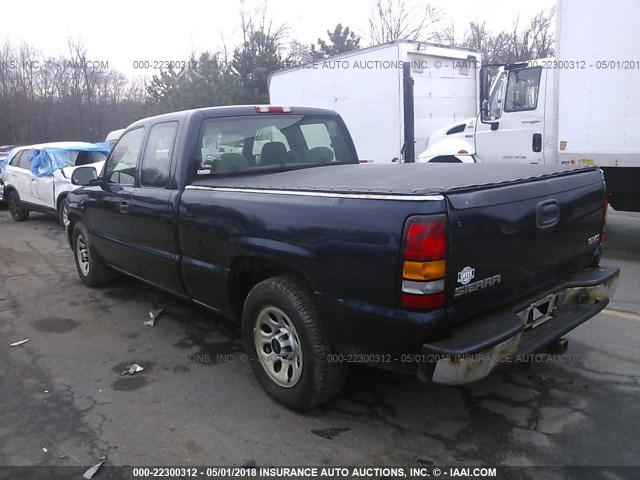 2GTEC19V751282165 - 2005 GMC NEW SIERRA C1500 BLUE photo 3