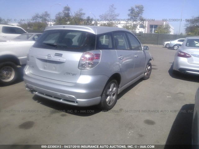 2T1KY32E96C550761 - 2006 TOYOTA COROLLA MATRIX XRS SILVER photo 4