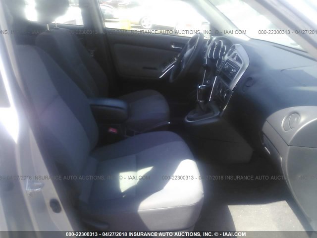 2T1KY32E96C550761 - 2006 TOYOTA COROLLA MATRIX XRS SILVER photo 5