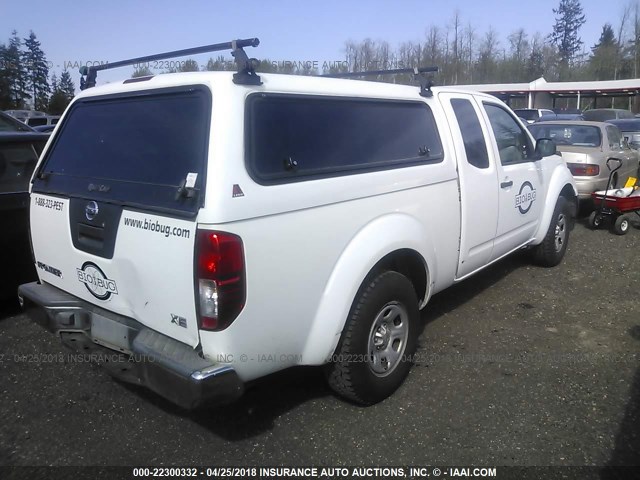 1N6BD06T66C432269 - 2006 NISSAN FRONTIER KING CAB XE WHITE photo 4