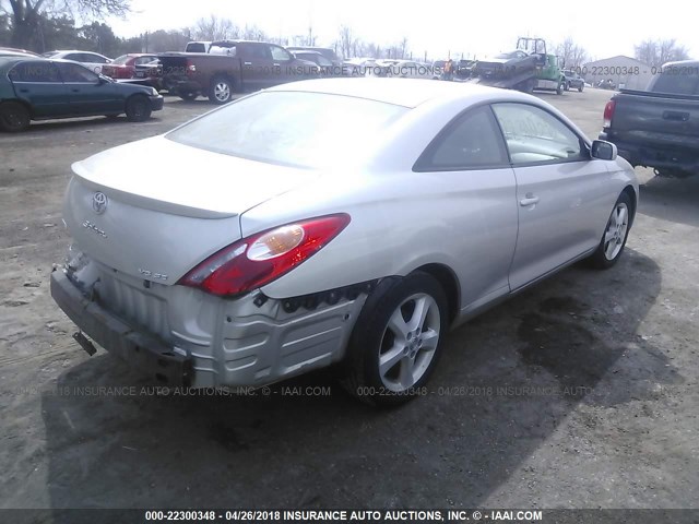 4T1CA38P86U070906 - 2006 TOYOTA CAMRY SOLARA SE/SLE SILVER photo 4