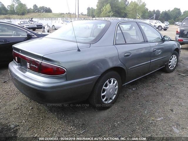 2G4WS52J851147732 - 2005 BUICK CENTURY CUSTOM GRAY photo 4