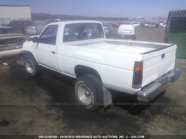 1N6HD11Y9KC328520 - 1989 NISSAN D21 SHORT BED WHITE photo 3