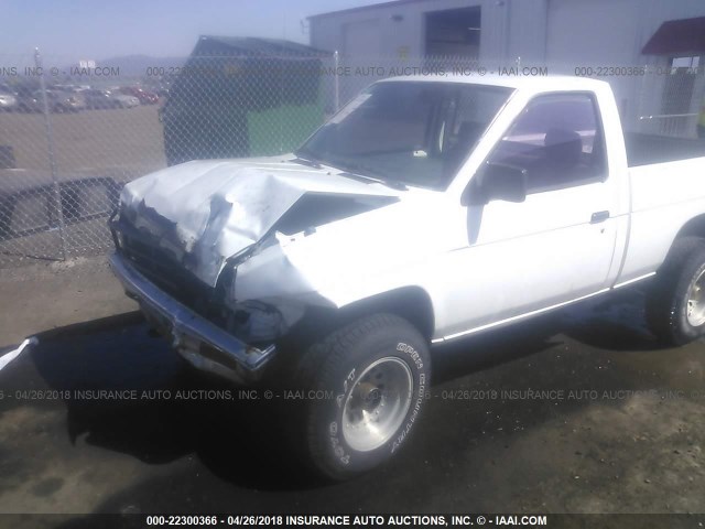 1N6HD11Y9KC328520 - 1989 NISSAN D21 SHORT BED WHITE photo 6