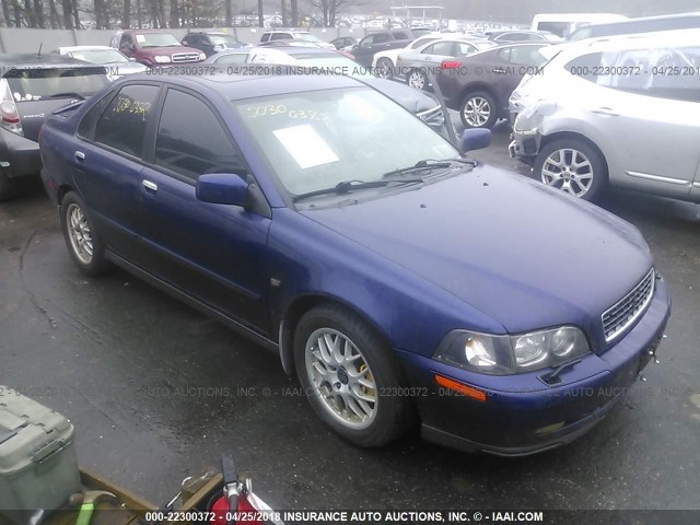 YV1VS27564F029514 - 2004 VOLVO S40 1.9T BLUE photo 1