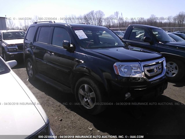 5FNYF4H51BB063539 - 2011 HONDA PILOT EXL BLACK photo 1