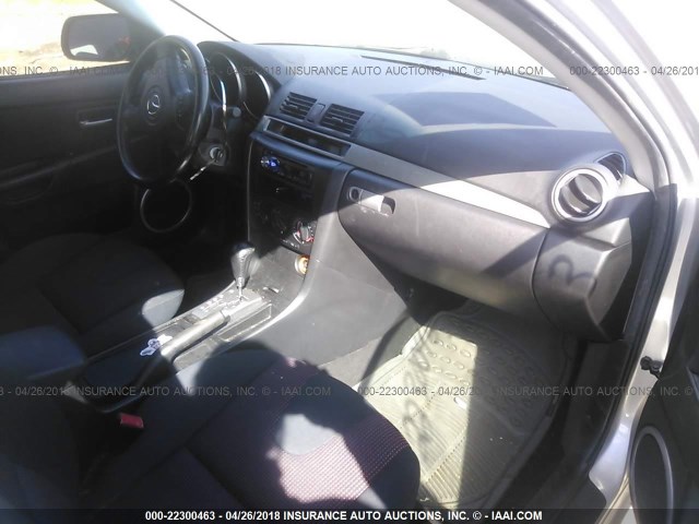 JM1BK123151345667 - 2005 MAZDA 3 S SILVER photo 5