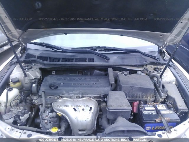 4T1BE46K99U316704 - 2009 TOYOTA CAMRY SE/LE/XLE 金色 照片 10