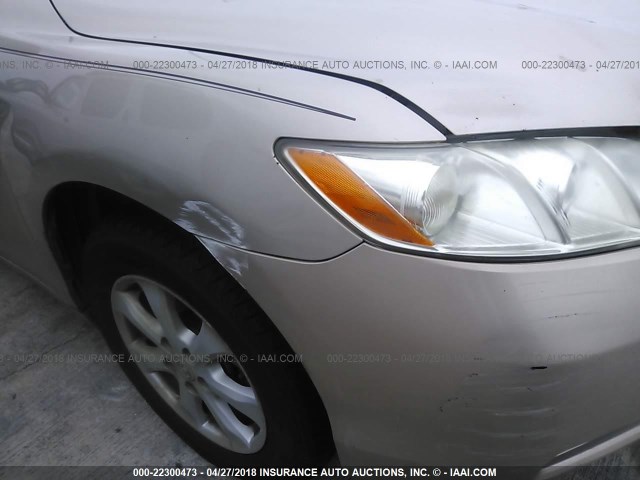 4T1BE46K99U316704 - 2009 TOYOTA CAMRY SE/LE/XLE 金色 照片 6