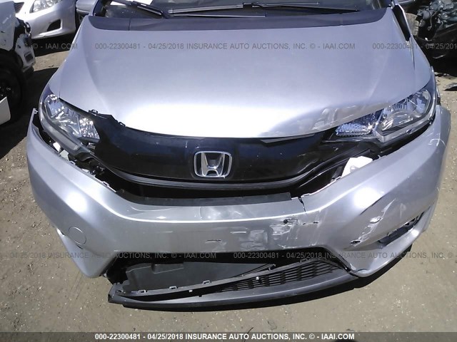 JHMGK5H52GX027044 - 2016 HONDA FIT LX SILVER photo 6