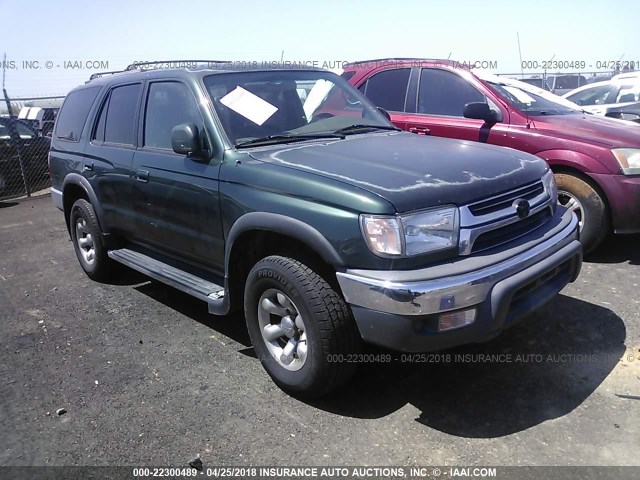 JT3GN86R510183258 - 2001 TOYOTA 4RUNNER SR5 GREEN photo 1