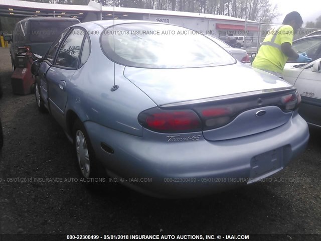 1FAFP52U6WG164233 - 1998 FORD TAURUS LX/SE Light Blue photo 3